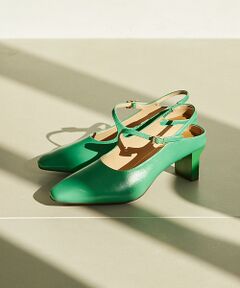 Au BANNISTER / オゥ バニスター サンダル | バックオープンストラップパンプス