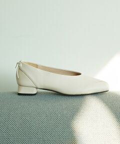 Au BANNISTER / オゥ バニスター パンプス | ピープトゥリボンソフトシューズ