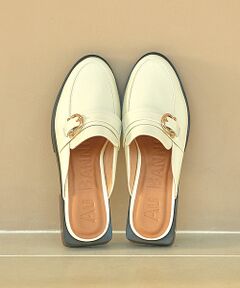 Au BANNISTER / オゥ バニスター サンダル | ローファーモチーフミュール