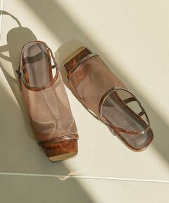 Au BANNISTER / オゥ バニスター サンダル | メタルトゥ メッシュサンダル