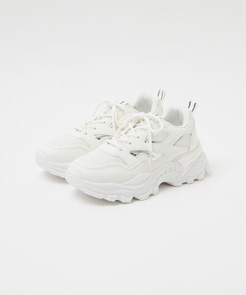 Au BANNISTER / オゥ バニスター スニーカー | 【販売店舗限定】厚底/軽量 メタリックポイント スニーカー | 詳細14