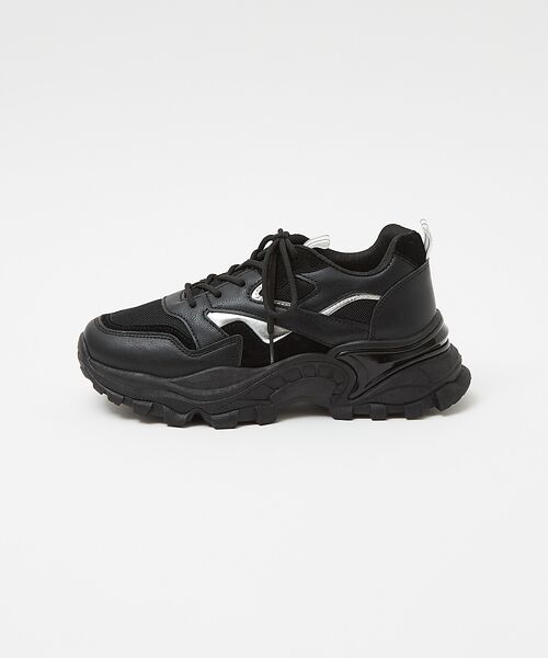 Au BANNISTER / オゥ バニスター スニーカー | 【販売店舗限定】厚底/軽量 メタリックポイント スニーカー | 詳細2