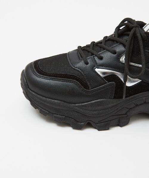 Au BANNISTER / オゥ バニスター スニーカー | 【販売店舗限定】厚底/軽量 メタリックポイント スニーカー | 詳細3