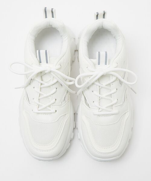 Au BANNISTER / オゥ バニスター スニーカー | 【販売店舗限定】厚底/軽量 メタリックポイント スニーカー | 詳細15