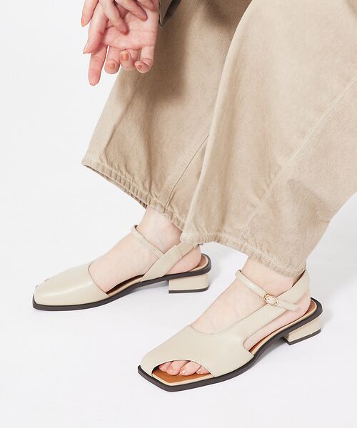 Au BANNISTER / オゥ バニスター サンダル | サムハイドストラップサンダル | 詳細3