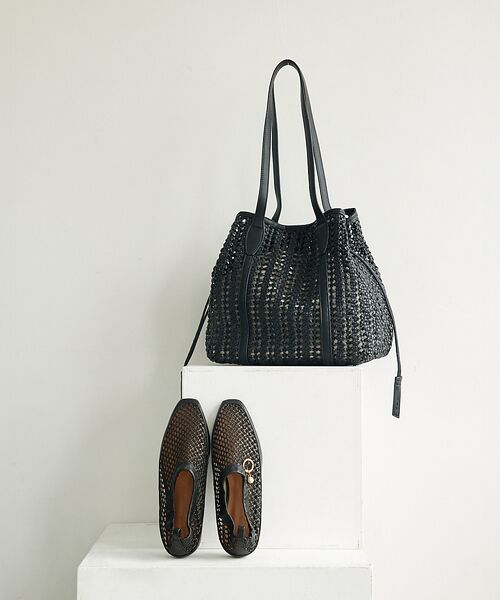 Au BANNISTER / オゥ バニスター フラットシューズ | パールチャーム付き メッシュフラットシューズ | 詳細1