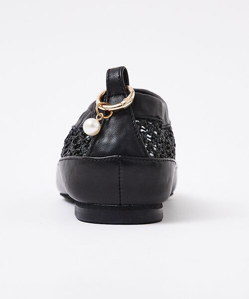 Au BANNISTER / オゥ バニスター フラットシューズ | パールチャーム付き メッシュフラットシューズ | 詳細5