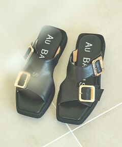 Au BANNISTER / オゥ バニスター サンダル | ダブルベルト ボリュームソールサンダル