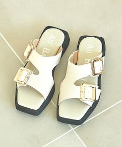 Au BANNISTER / オゥ バニスター サンダル | ダブルベルト ボリュームソールサンダル