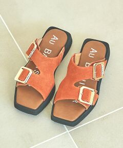 Au BANNISTER / オゥ バニスター サンダル | ダブルベルト ボリュームソールサンダル