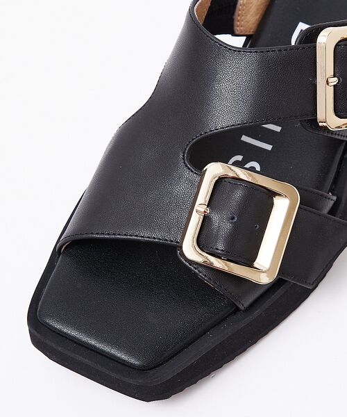 Au BANNISTER / オゥ バニスター サンダル | ダブルベルト ボリュームソールサンダル | 詳細8