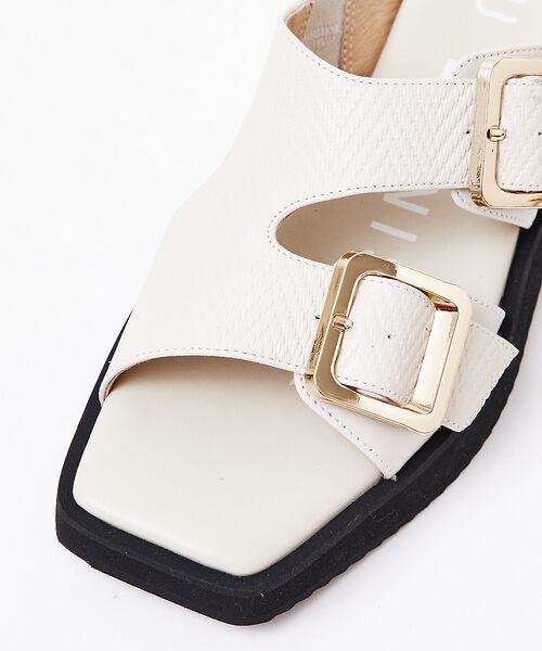 Au BANNISTER / オゥ バニスター サンダル | ダブルベルト ボリュームソールサンダル | 詳細11