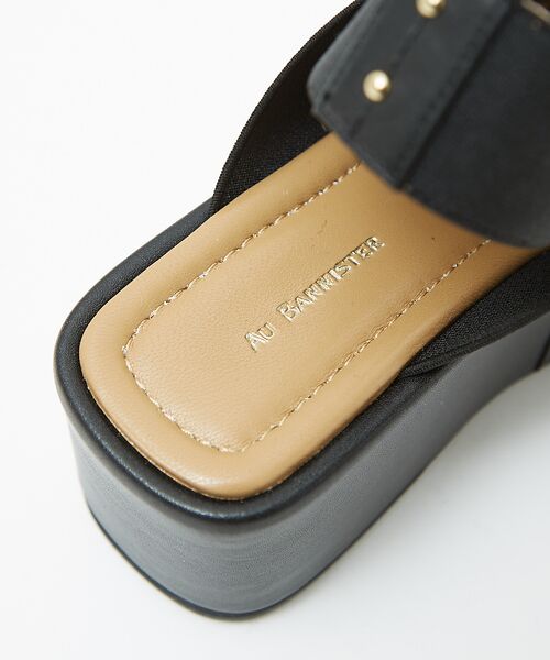 Au BANNISTER / オゥ バニスター サンダル | エラスティッククロスウェッジサンダル | 詳細7
