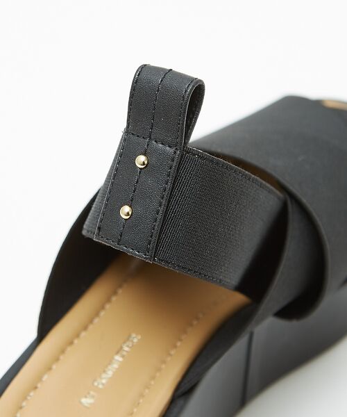 Au BANNISTER / オゥ バニスター サンダル | エラスティッククロスウェッジサンダル | 詳細8