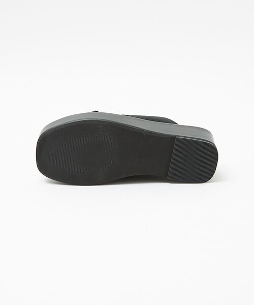 Au BANNISTER / オゥ バニスター サンダル | エラスティッククロスウェッジサンダル | 詳細9