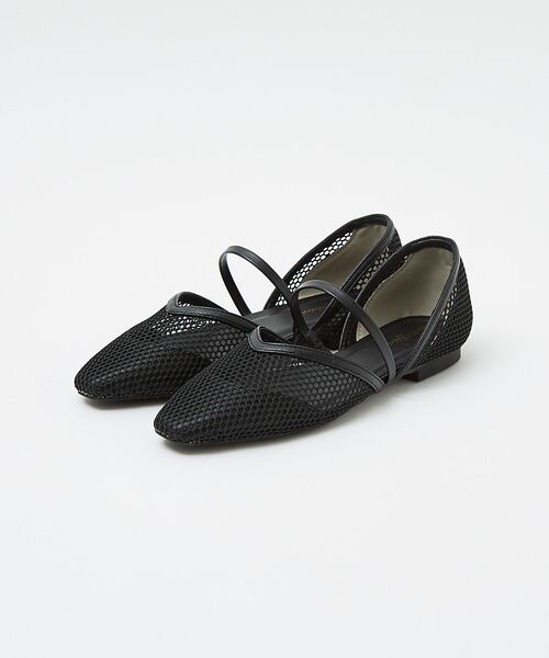 Au BANNISTER/オゥ バニスター 【販売店舗限定】フィッシュネット メッシュパンプス ブラック S Au BANNISTER/オゥ バニスター 【販売店舗限定】フィッシュネット メッシュパンプス ブラック S