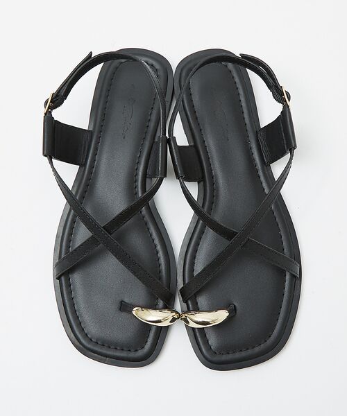 Au BANNISTER / オゥ バニスター サンダル | 【販売店舗限定】ニュアンスリング ストラップサンダル | 詳細1