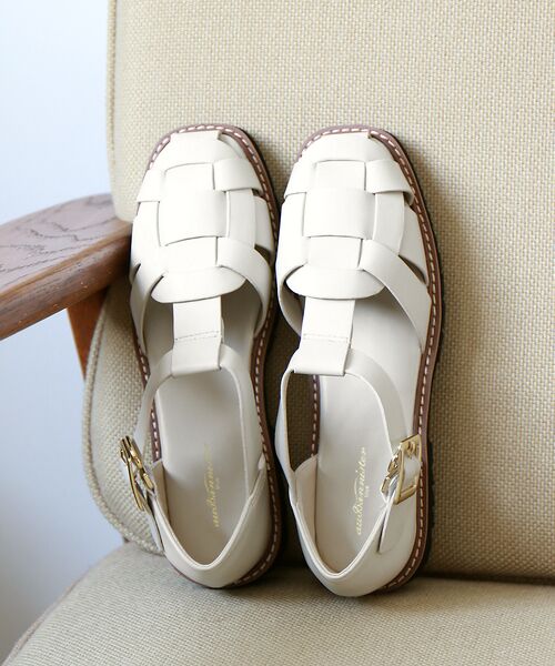 Au BANNISTER / オゥ バニスター サンダル | 【販売店舗限定】グルカサンダル(アイボリー)