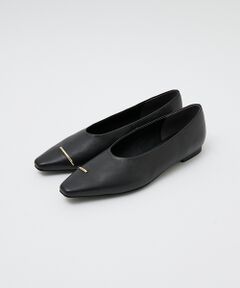 Au BANNISTER / オゥ バニスター パンプス | メタルモチーフ フラットパンプス