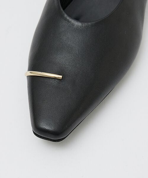 Au BANNISTER / オゥ バニスター パンプス | メタルモチーフ フラットパンプス | 詳細11