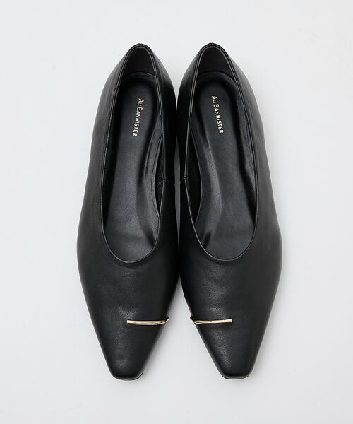 Au BANNISTER / オゥ バニスター パンプス | メタルモチーフ フラットパンプス | 詳細12