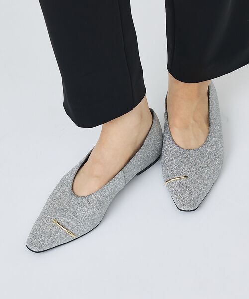 Au BANNISTER / オゥ バニスター パンプス | メタルモチーフ フラットパンプス | 詳細17