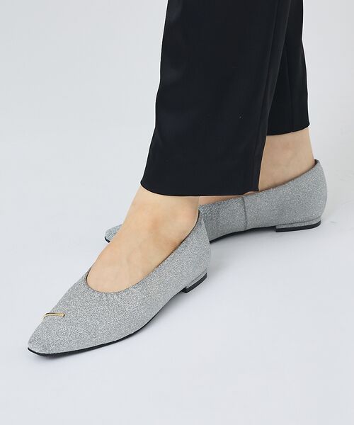 Au BANNISTER / オゥ バニスター パンプス | メタルモチーフ フラットパンプス | 詳細18