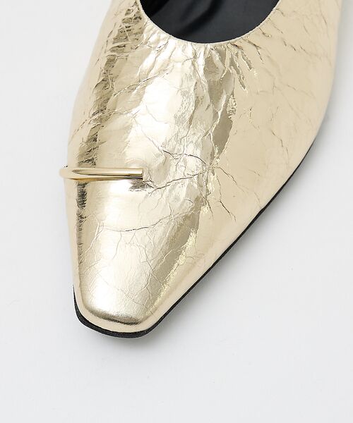 Au BANNISTER / オゥ バニスター パンプス | メタルモチーフ フラットパンプス | 詳細23