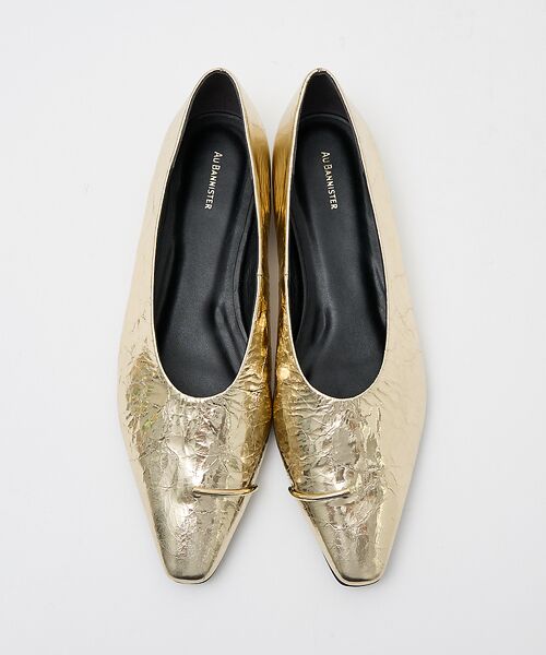 Au BANNISTER / オゥ バニスター パンプス | メタルモチーフ フラットパンプス | 詳細25