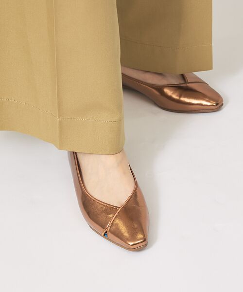 Au BANNISTER / オゥ バニスター パンプス | 【Vibram/ヴィブラムソール】Vカットフラットパンプス | 詳細16