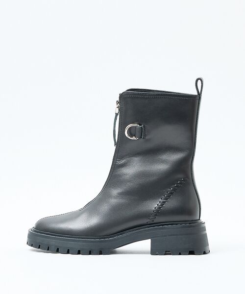 Au BANNISTER / オゥ バニスター ブーツ(ショート丈) | 軽量タンクソール フロントジップブーツ | 詳細1