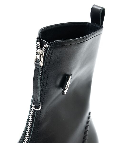 Au BANNISTER / オゥ バニスター ブーツ(ショート丈) | 軽量タンクソール フロントジップブーツ | 詳細6