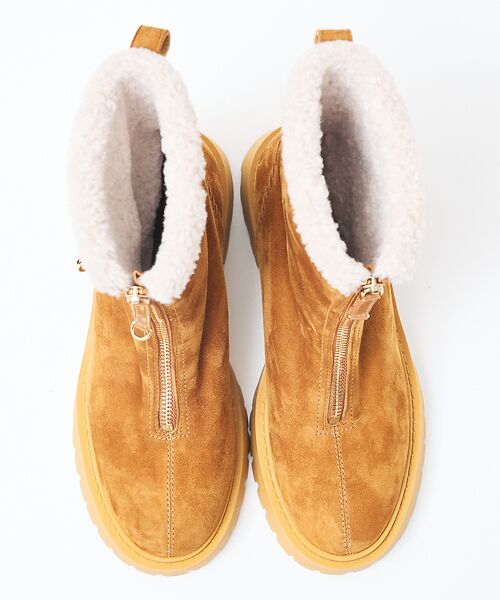 Au BANNISTER / オゥ バニスター ブーツ(ショート丈) | 軽量タンクソール フロントジップブーツ | 詳細13