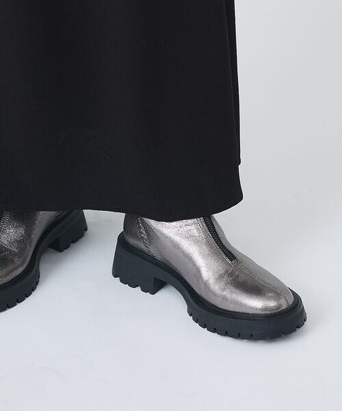 Au BANNISTER / オゥ バニスター ブーツ(ショート丈) | 軽量タンクソール フロントジップブーツ | 詳細16