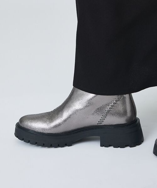 Au BANNISTER / オゥ バニスター ブーツ(ショート丈) | 軽量タンクソール フロントジップブーツ | 詳細17