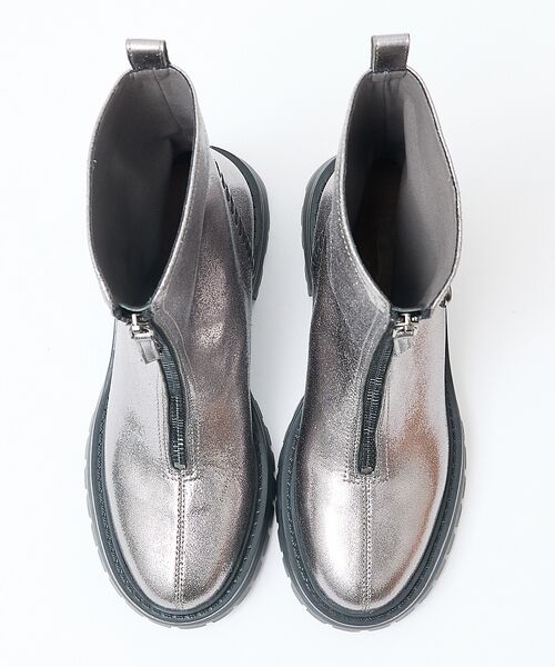 Au BANNISTER / オゥ バニスター ブーツ(ショート丈) | 軽量タンクソール フロントジップブーツ | 詳細21