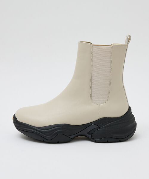 Au BANNISTER/オゥ バニスター 【Vibram/ヴィブラムソール】サイドゴアブーツ【予約】 ライトベージュ L Au BANNISTER/オゥ バニスター 【Vibram/ヴィブラムソール】サイドゴアブーツ【予約】 ライトベージュ L