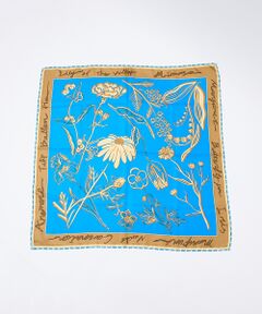 美品　高島屋　シルク100% 花柄 スカーフ 三角形 美品 高島屋 シルク100% 花柄 スカーフ 三角形 - メルカリ