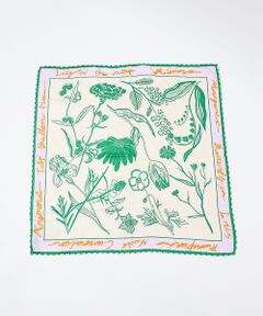 Au BANNISTER / オゥ バニスター バンダナ・スカーフ | ●【manipuri/マニプリ】フローラ