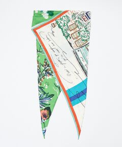 Au BANNISTER / オゥ バニスター バンダナ・スカーフ | ●【manipuri/マニプリ】ダイヤ型スカーフ