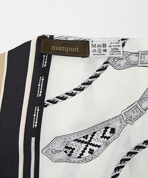 Au BANNISTER / オゥ バニスター バンダナ・スカーフ | ●【manipuri/マニプリ】ダイヤ型スカーフ | 詳細4