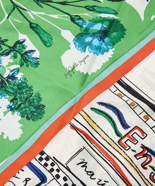 Au BANNISTER / オゥ バニスター バンダナ・スカーフ | ●【manipuri/マニプリ】ダイヤ型スカーフ | 詳細5