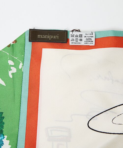 Au BANNISTER / オゥ バニスター バンダナ・スカーフ | ●【manipuri/マニプリ】ダイヤ型スカーフ | 詳細8