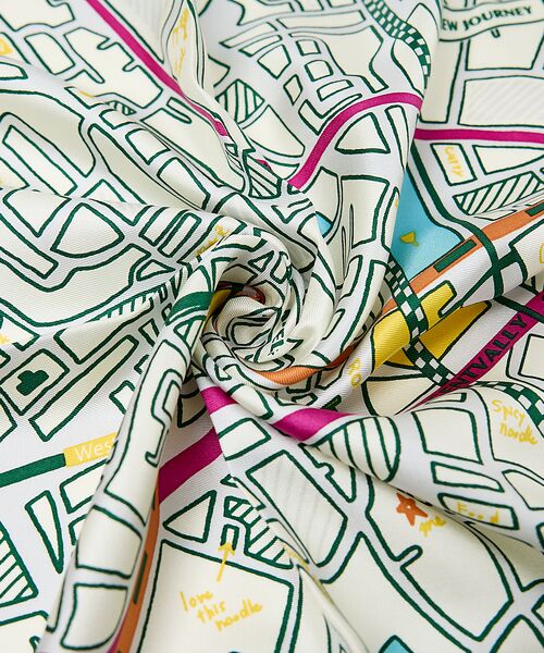 Au BANNISTER / オゥ バニスター バンダナ・スカーフ | ●【manipuri/マニプリ】サムウェア | 詳細4