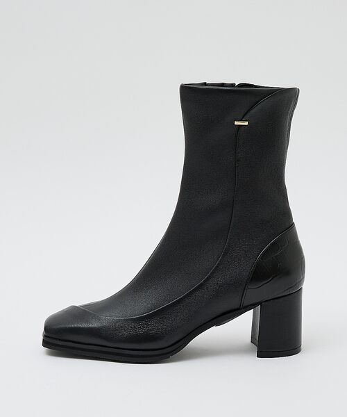 Au BANNISTER / オゥ バニスター ブーツ(ショート丈) | スノーソールストレッチブーツ(ブラック)