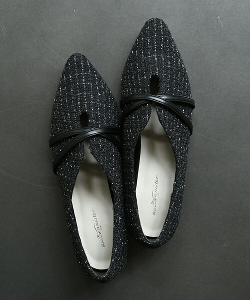 Au BANNISTER/オゥ バニスター 【販売店舗限定】クロスベルトパンプス ブラック系その他3 37