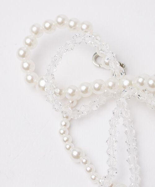 Au BANNISTER / オゥ バニスター シューケア | リボンチャーム（パール×ビーズ） | 詳細4