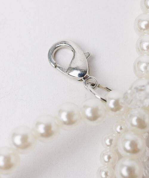 Au BANNISTER / オゥ バニスター シューケア | リボンチャーム（パール×ビーズ） | 詳細6