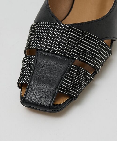 Au BANNISTER / オゥ バニスター パンプス | 【シルクネクタイ生地使用】グルカモチーフ フラットパンプス【予約】 | 詳細10