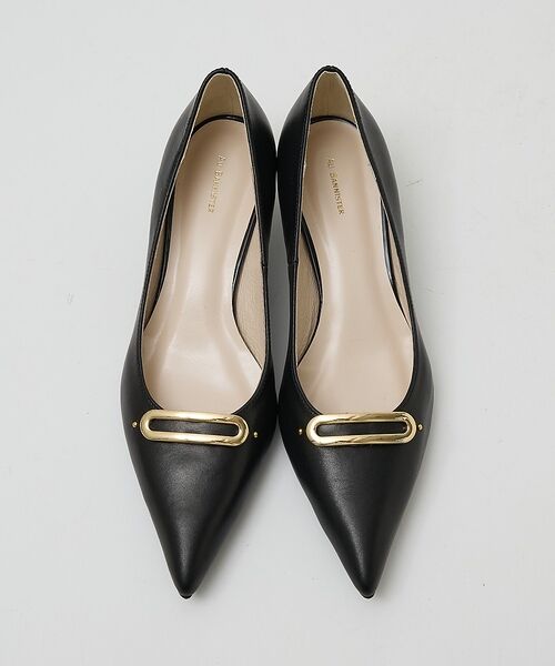 Au BANNISTER / オゥ バニスター パンプス | メタルモチーフパンプス【予約】（ブラック）